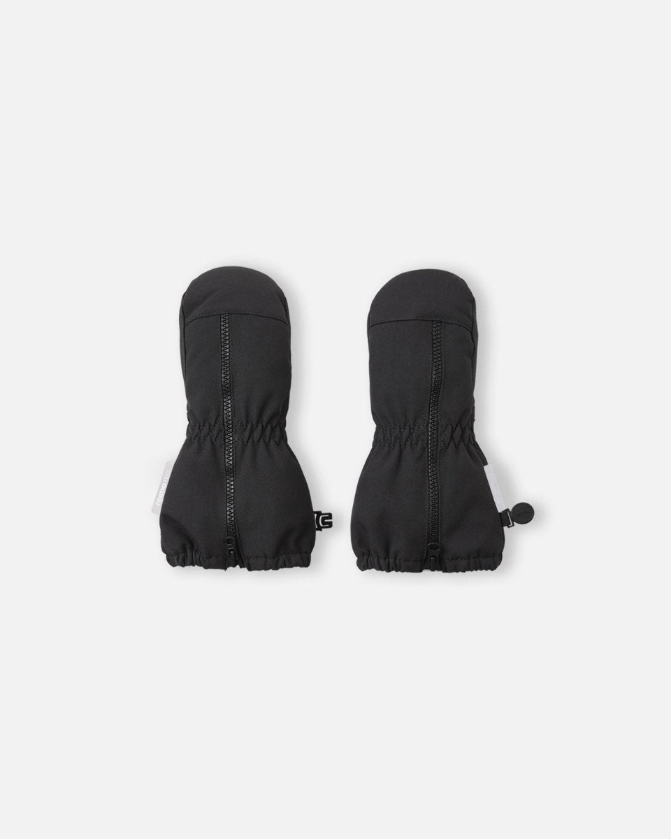 Reima Waterproof Toddler Winter Mittens – Tepas – Black - Nest and Sprout-Reima