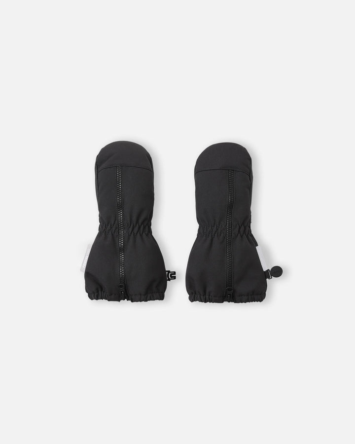 Reima Waterproof Toddler Winter Mittens – Tepas – Black