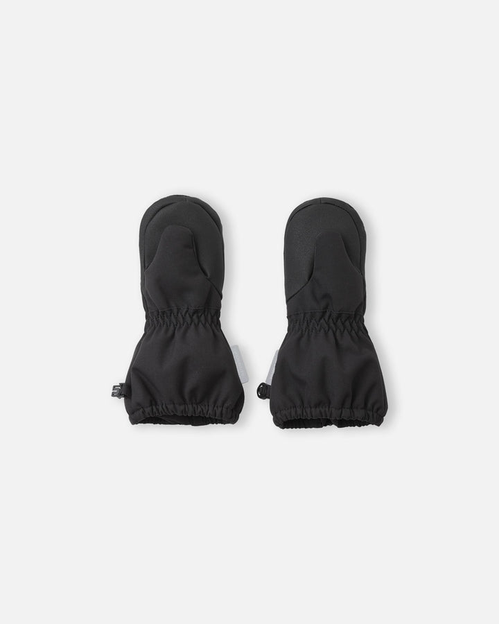Reima Waterproof Toddler Winter Mittens – Tepas – Black