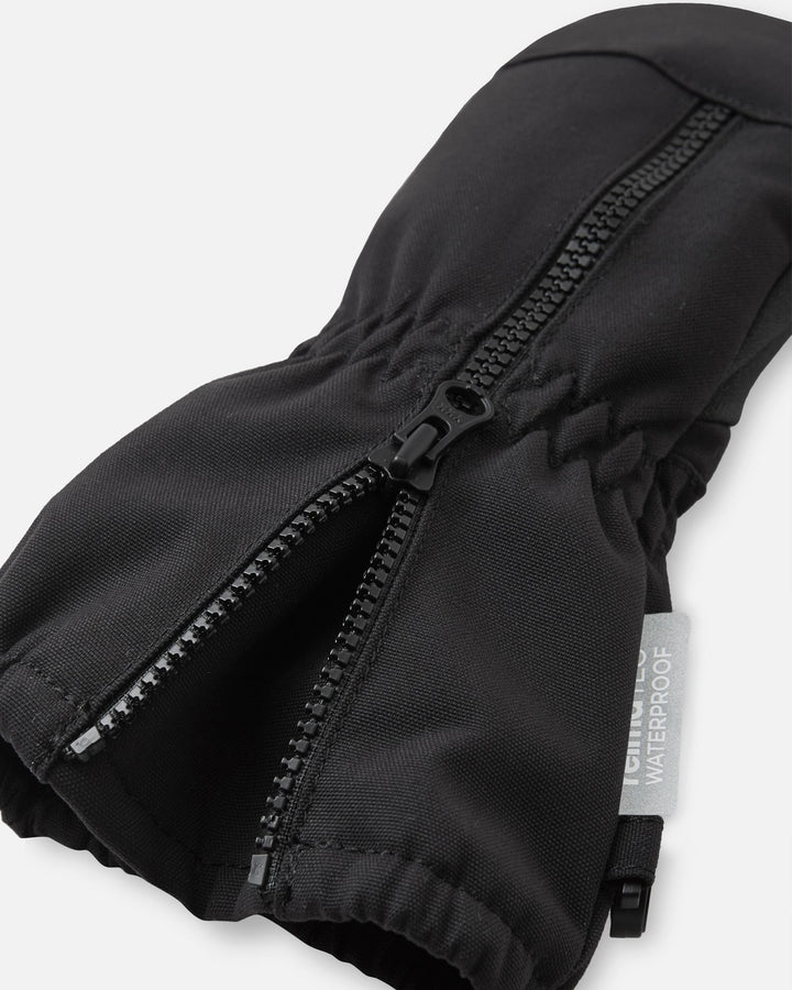Reima Waterproof Toddler Winter Mittens – Tepas – Black