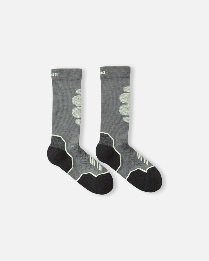 Reima Kids' Merino Wool Ski Socks – Atleetti – Soft Black