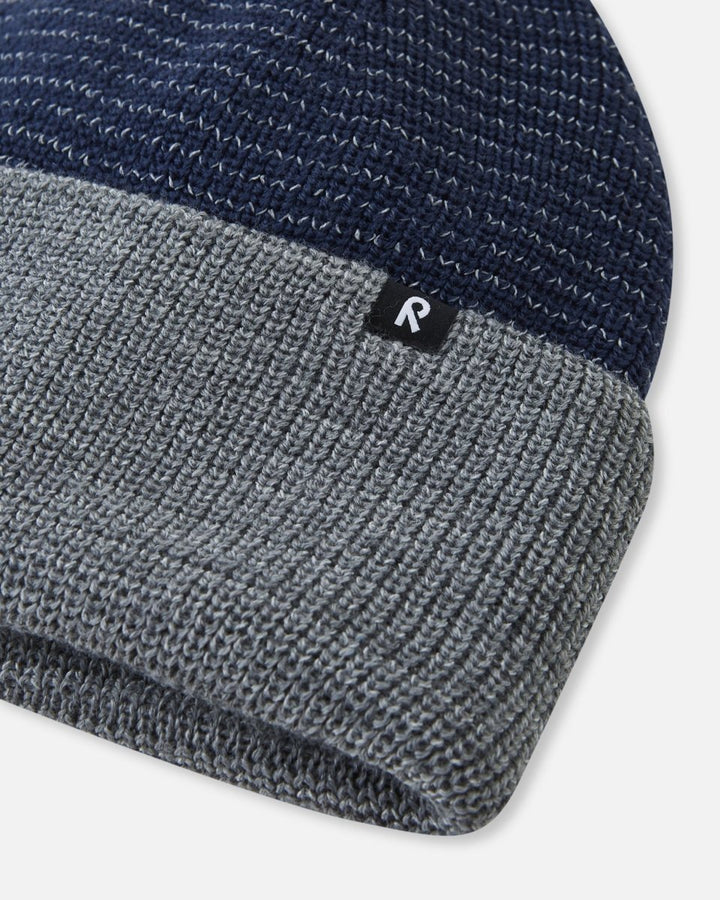 Reima Merino Wool Blend Beanie – Vihje – Navy - Nest and Sprout-Reima
