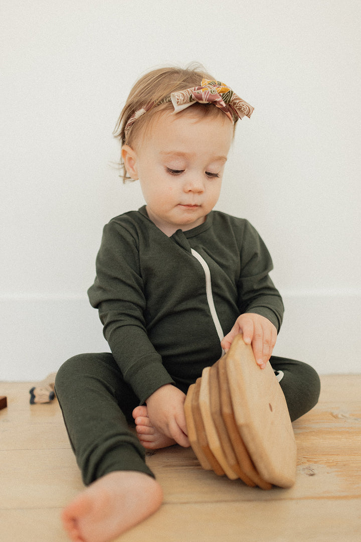 Jax + Lennon Zipper Sleeper | Cedar Grove