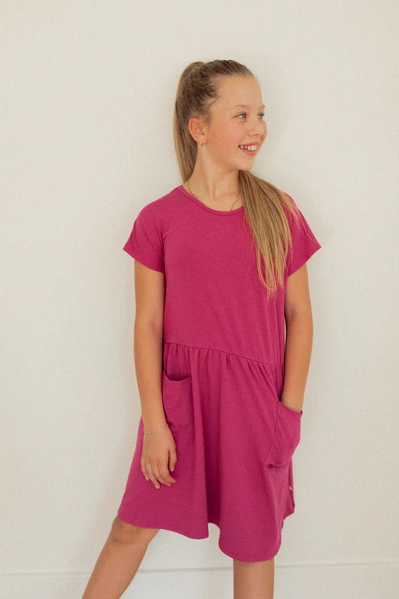 Jax + Lennon Dress | Rose Hip | 2/3Y - 12Y Final Sale - Nest and Sprout - Jax + Lennon