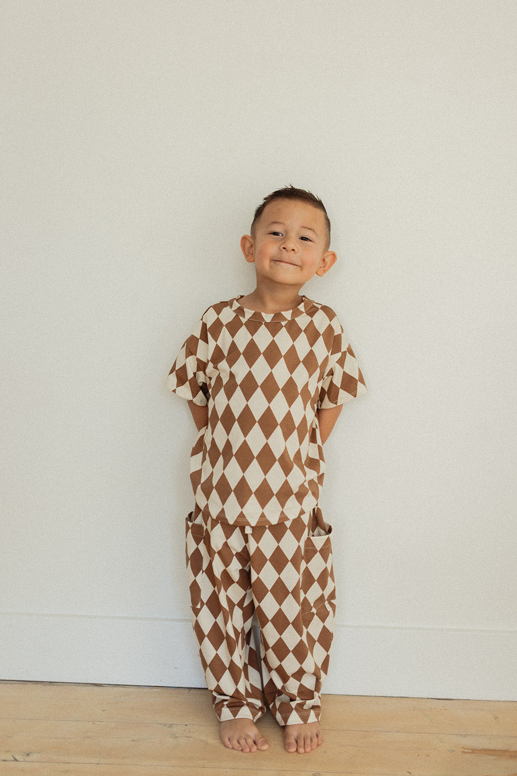 Jax + Lennon Kids Essential Tee | Toasted Almond | 24M - 5/6Y