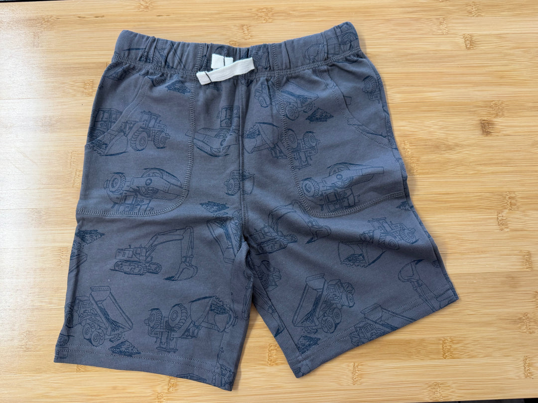 Carter's Cotton Shorts – 8 | Charcoal Digger Print Excellent Like New