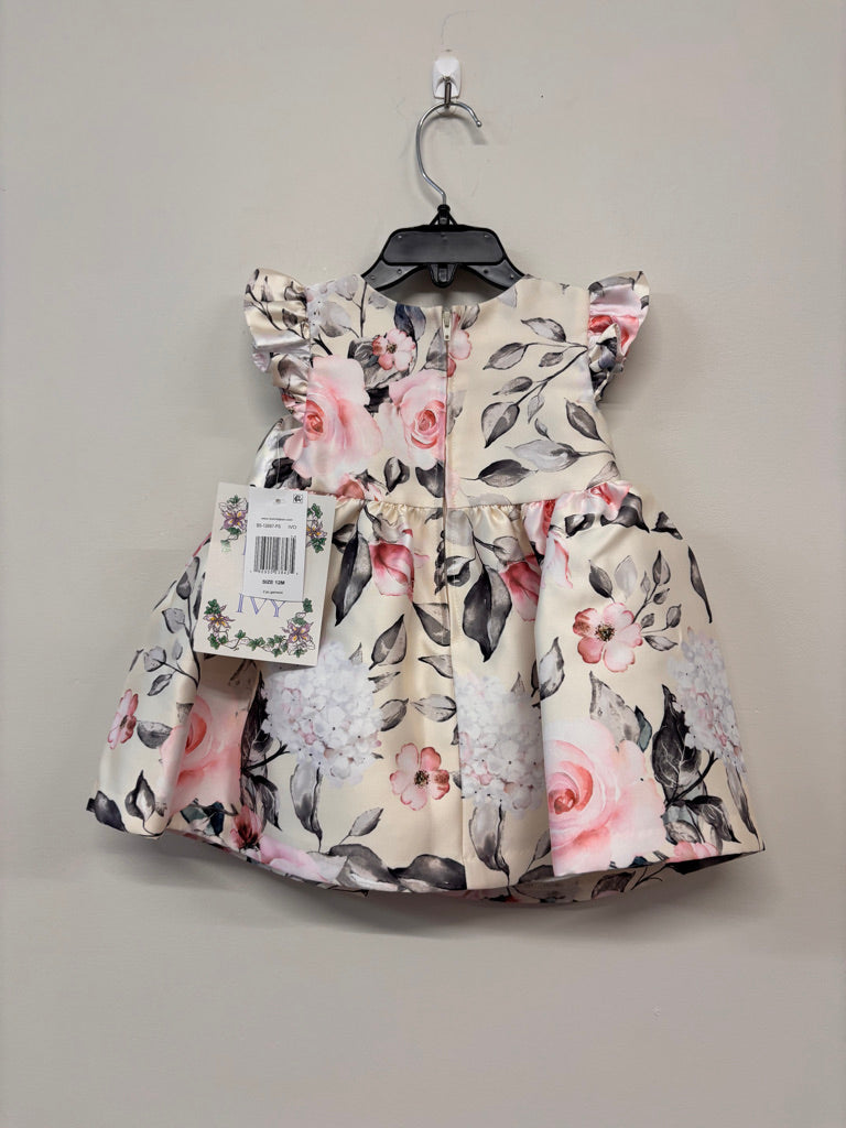 Iris & Ivy Dress – Size 12M Cream Floral NWT