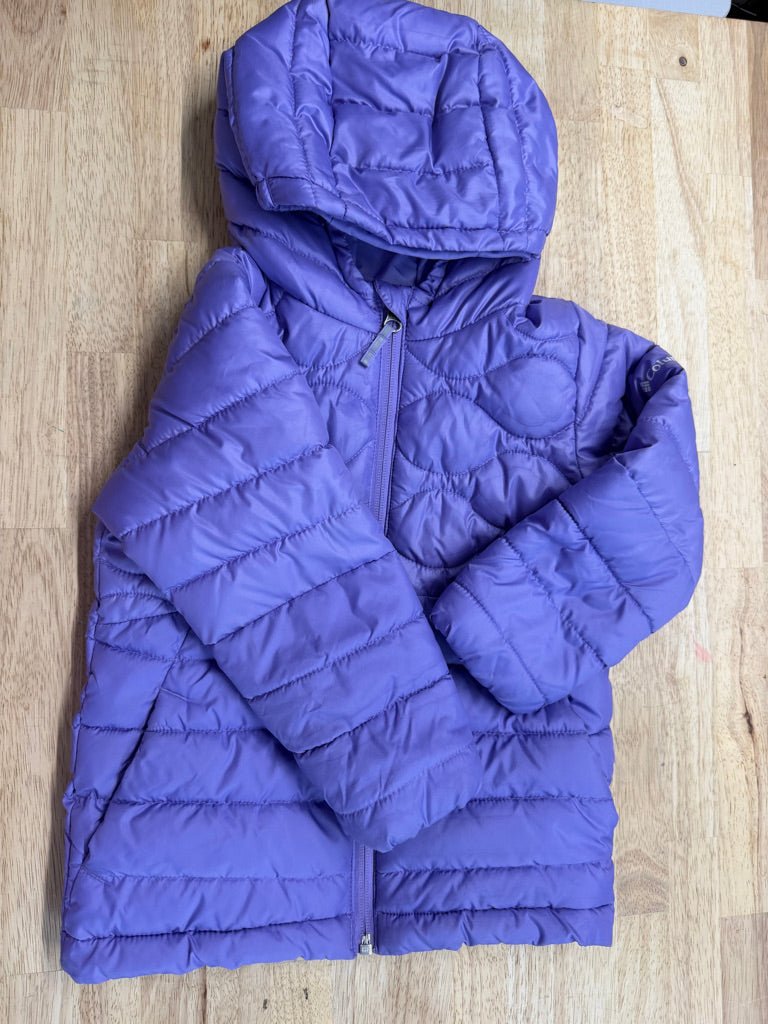 Columbia Light Purple Polyester Puffer Jacket – 4T | Excellent - Nest and Sprout-Consignment