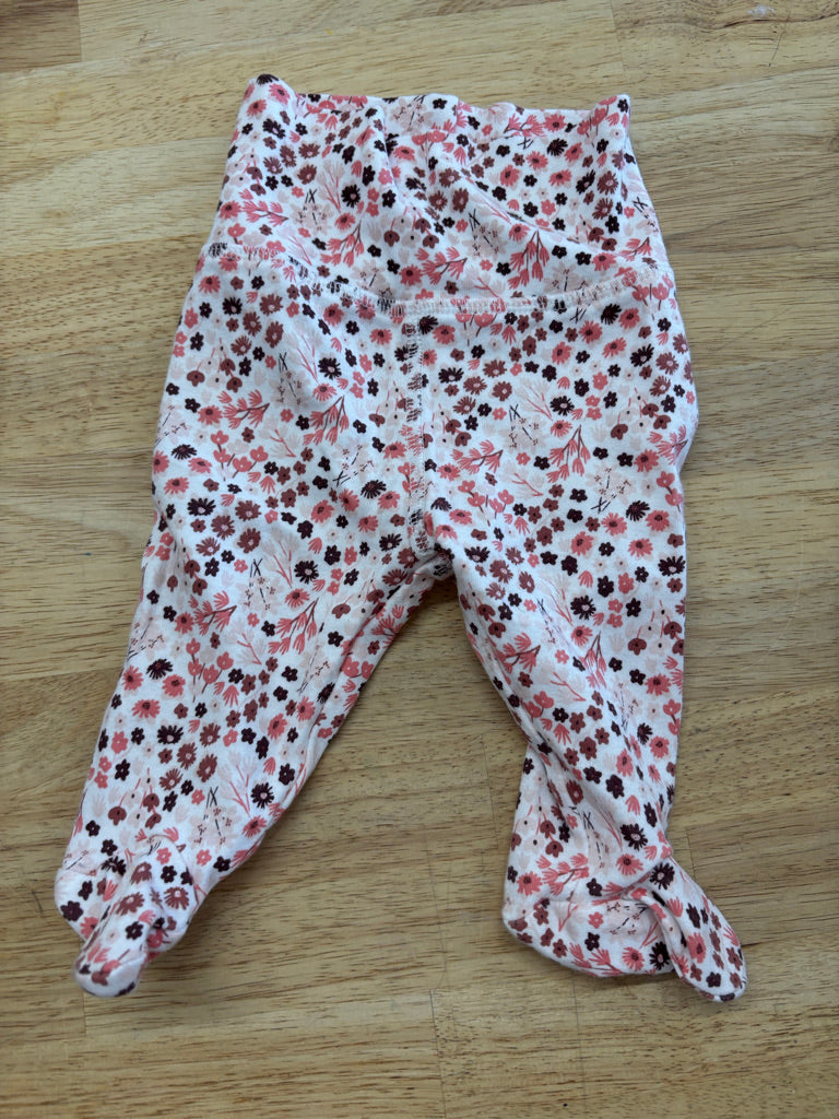 George NB Footed Leggings – Floral