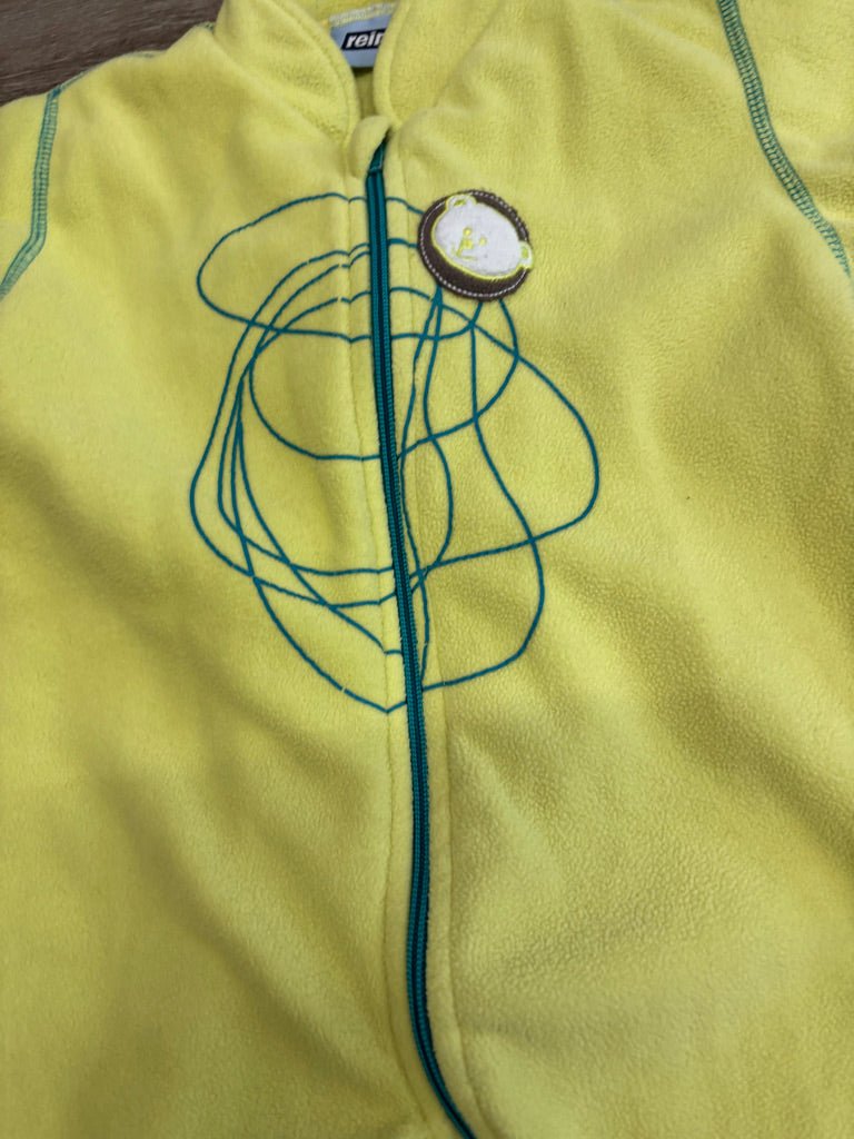 Reima 68cm Bright Green Fleece Romper - Nest and Sprout - Consignment