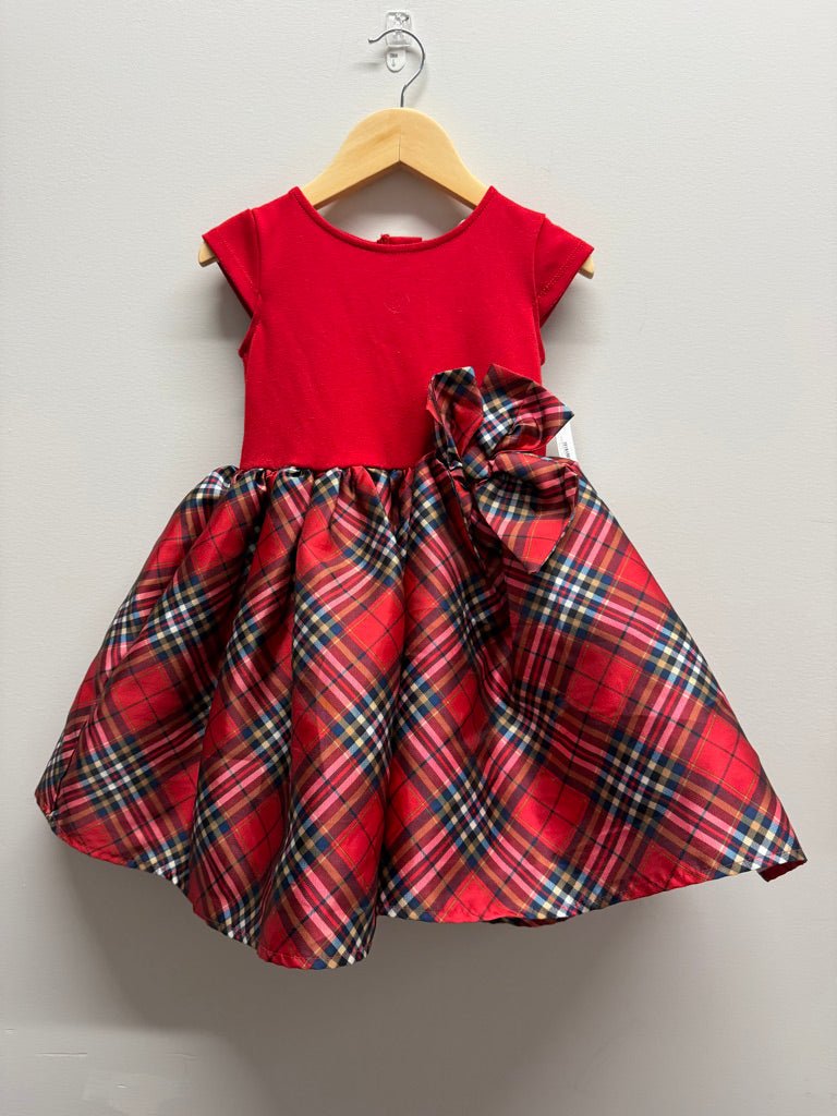 h&m Christmas Plaid Dress – 2–4Y | Red Bodice | Play | Holiday - Nest and Sprout-Consignment