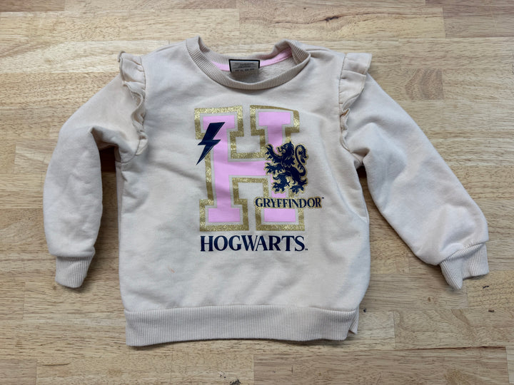 Wizarding World Harry Potter Cream Sweatshirt – 3T | Ruffle Cap Sleeves | Play