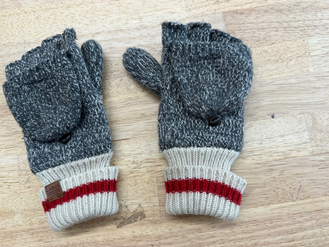 Roots Convertible Mittens – M | Flip-Top Fingerless 160mm/90mm