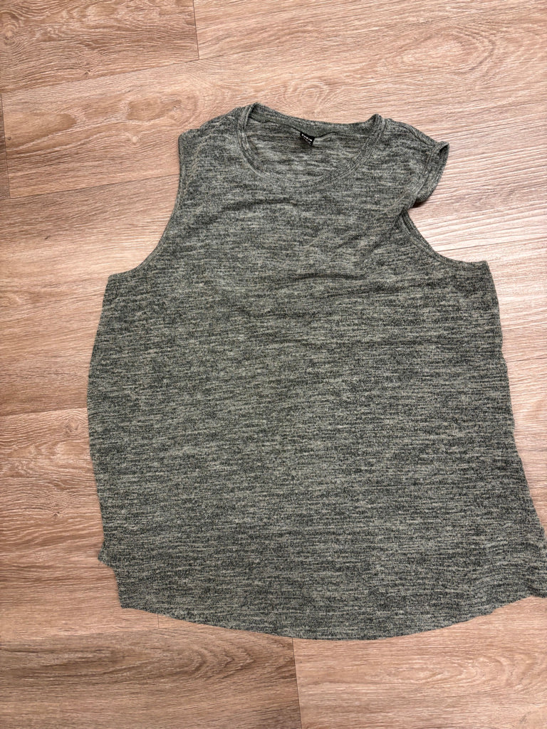 Shein Maternity-Friendly Tank – Size XL (Heathered Green)