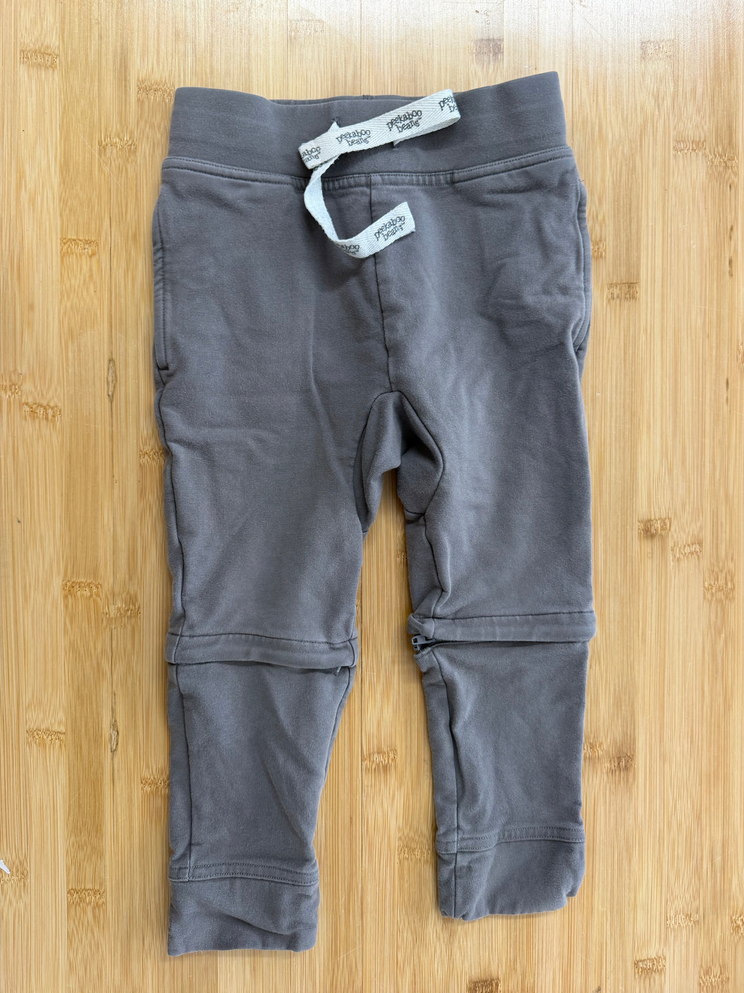 Peekaboo Beans Charcoal Zip-Off Pants – 2 | Play