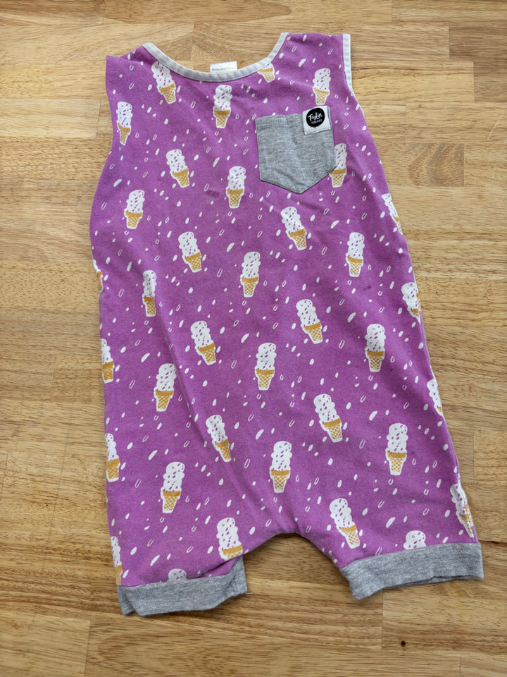 Taylin Threads 24M Handmade Romper – Ice Cream Print