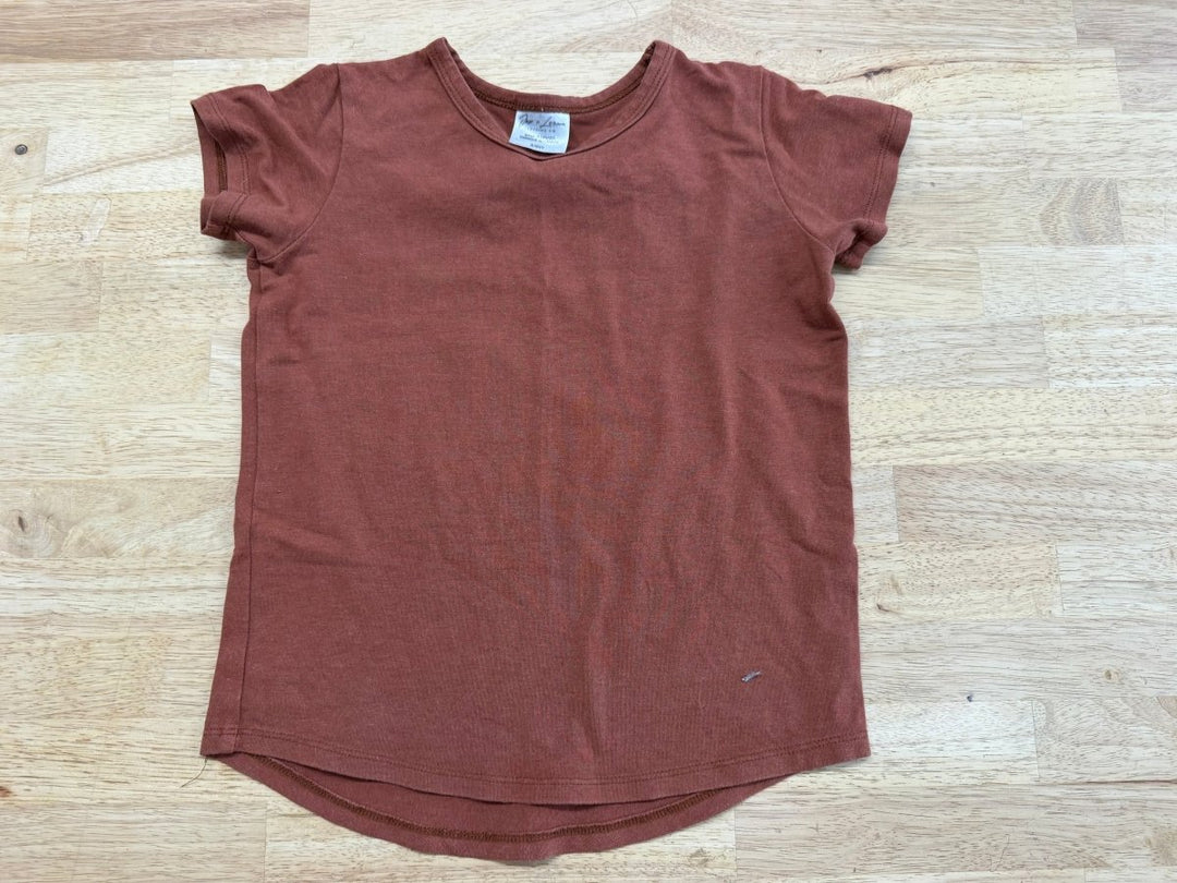 Jax & Lennon Chestnut Short Sleeve Shirt – 3/4Y - Nest and Sprout-Consignment