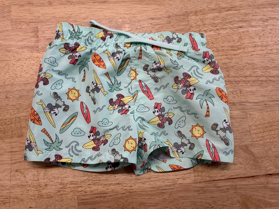H&M Minnie Mouse Shorts – 3–6M | Mint