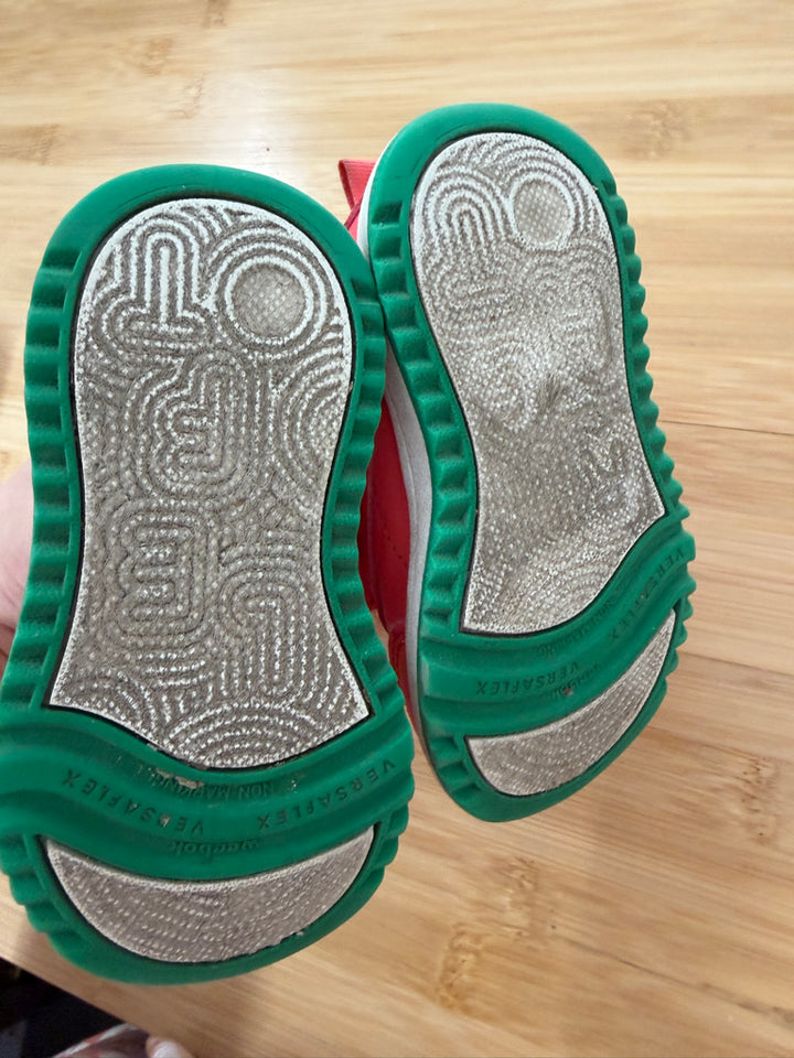 Reebok Velcro Runners – 5 | Peach Gingham Double Velcro