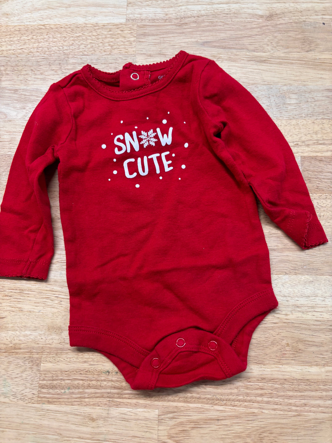 George Bodysuit – Snow Cute – 3-6M