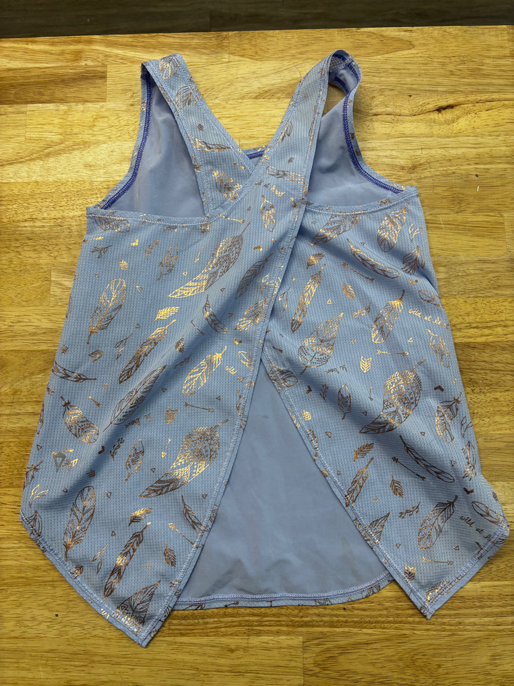 Ivivva Open Back Purple Active Top | Size 8