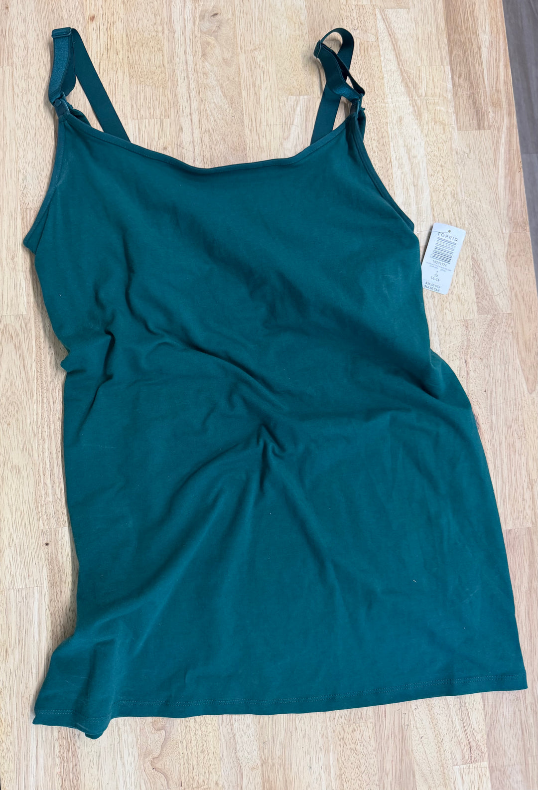 Torrid Forest Green Camisole Tank Top – One Size | NWT