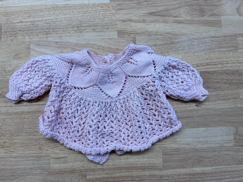 Knit Pink Cardigan