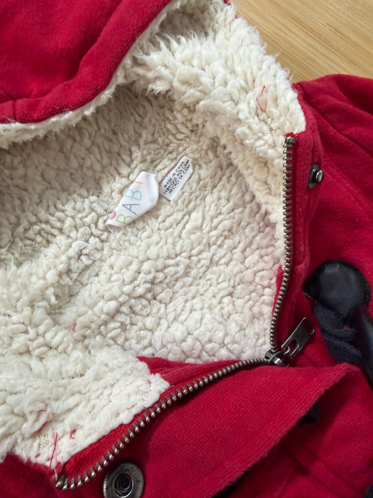 Roxy Baby Toggle Coat – 18M | Sherpa Lining