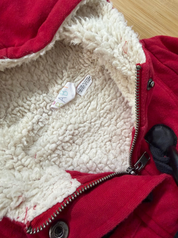 Roxy Baby Toggle Coat – 18M | Sherpa Lining