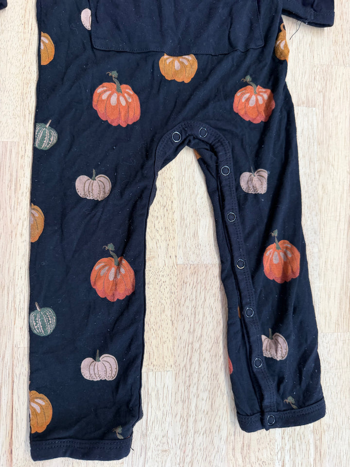 Kyte Baby Pumpkin Romper – 18–24M | Black | Holiday