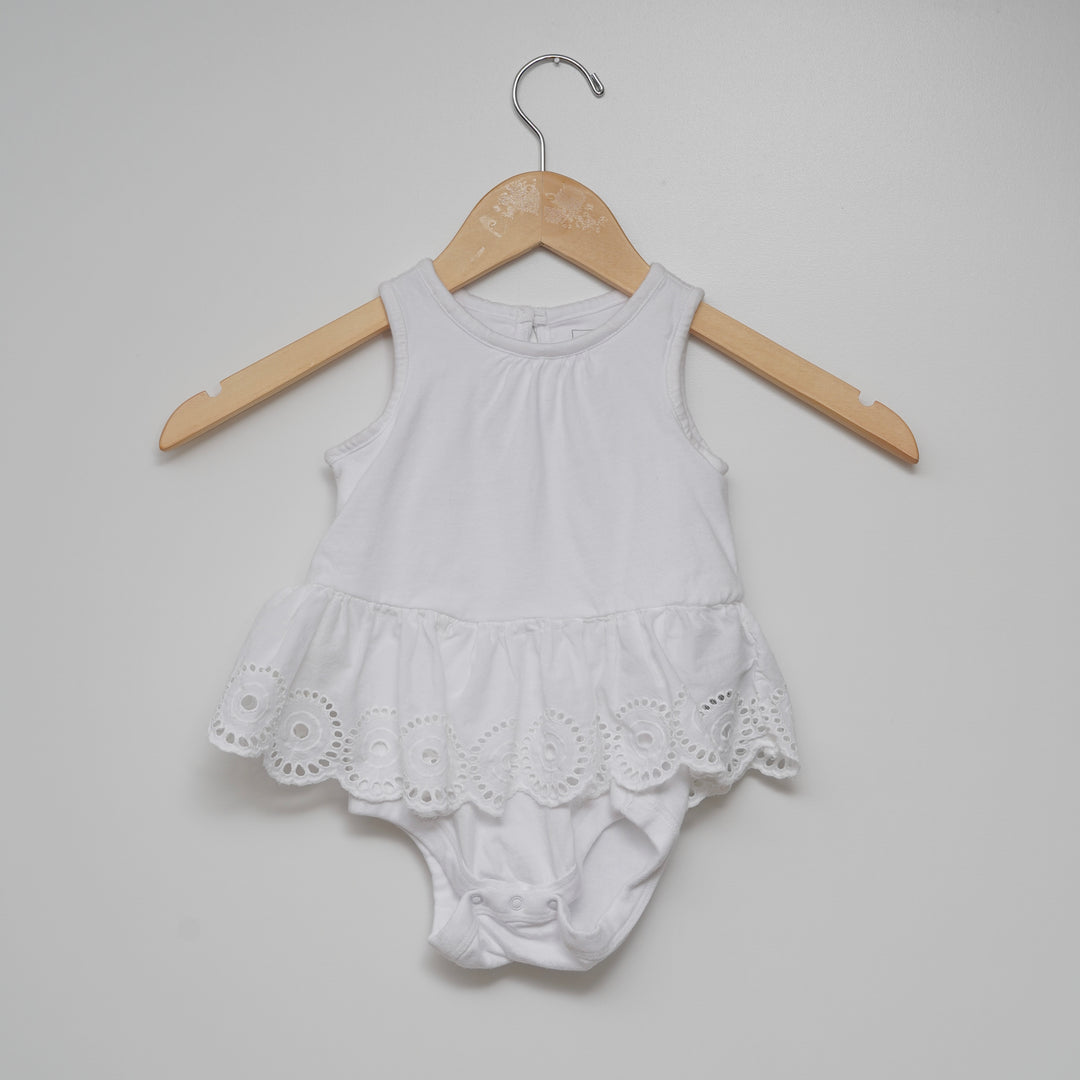 Baby Gap Bodysuit Dress, 6-12 Months