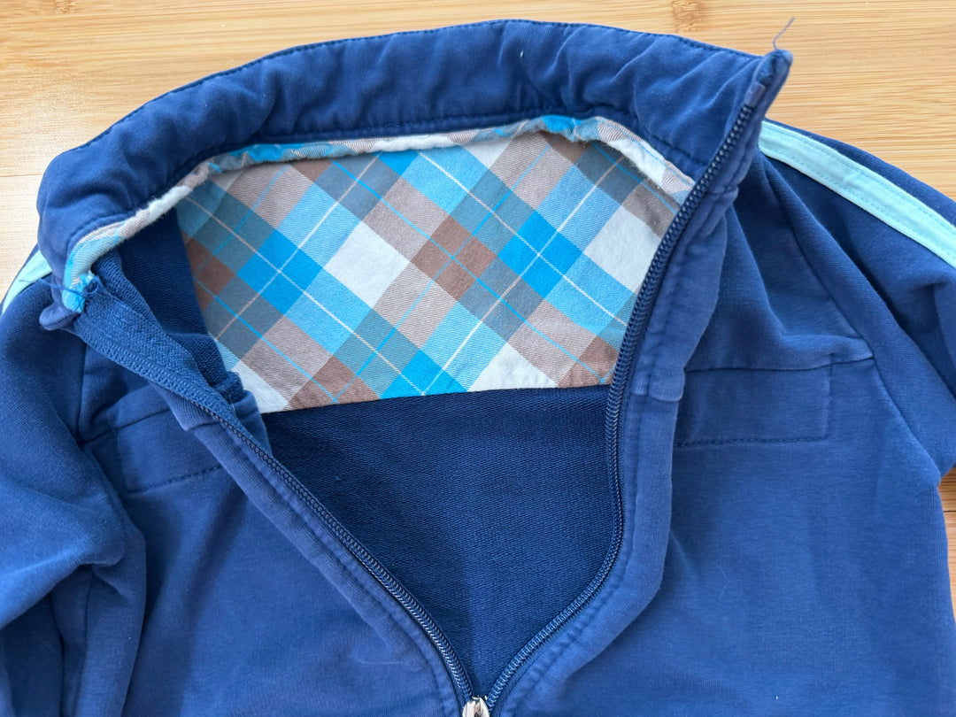 Peekaboo Beans Track Jacket –4 | Blue Light Blue Stripe | Play