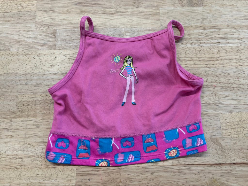 Barbie Pink Tank Top | Size 6 - Nest and Sprout - Consignment