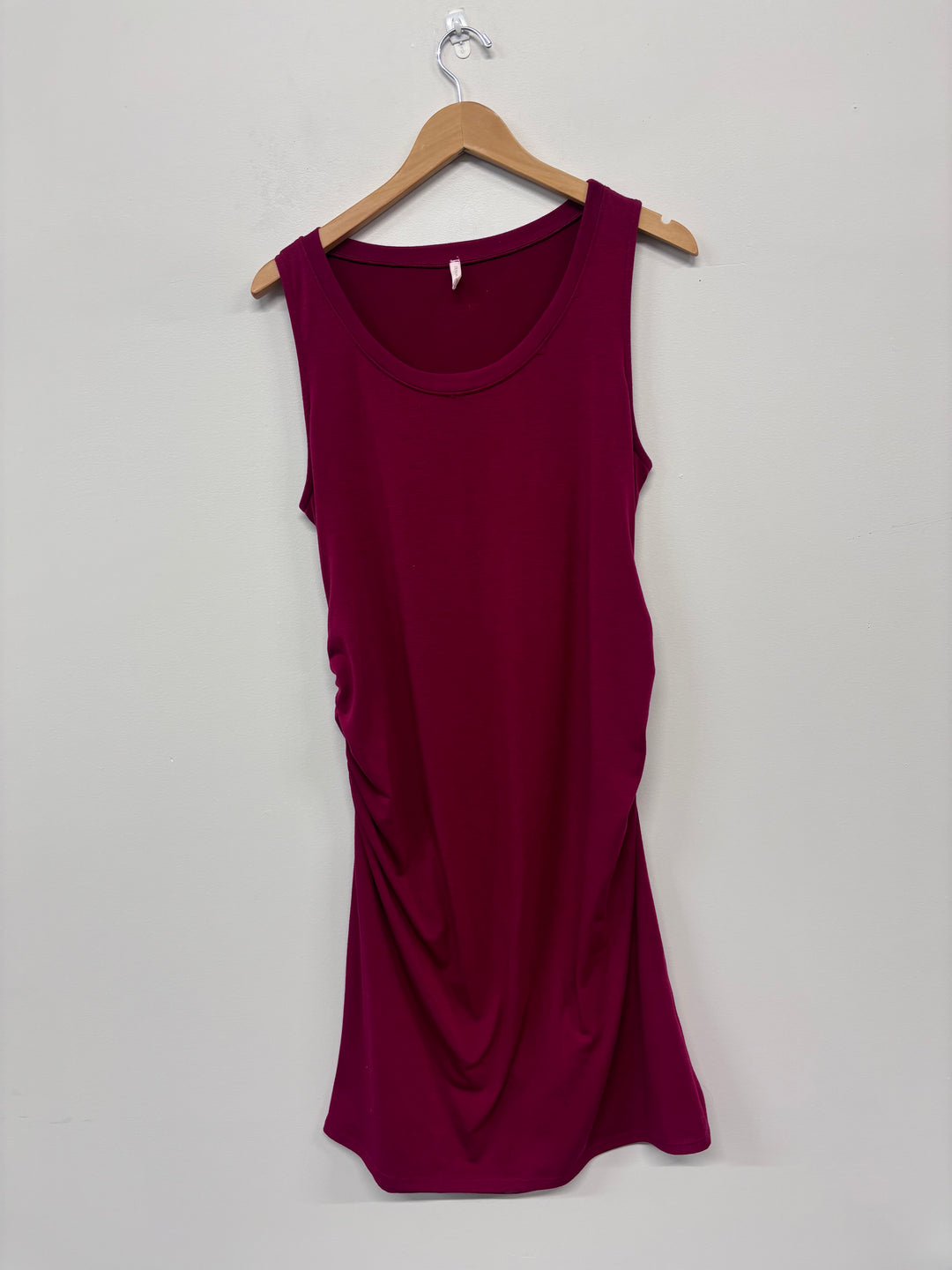 Pink Blush maternity Dress, Large Burgundy | Imperfect