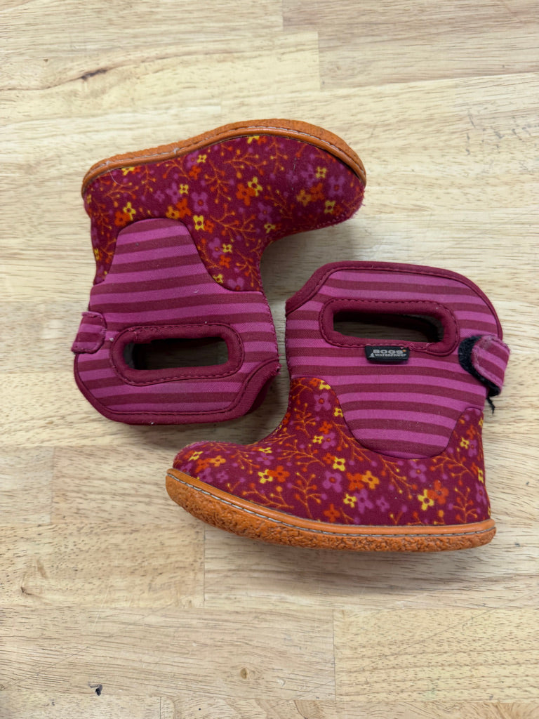 Bogs Neoprene Snowboots – 4 | Fuchsia Floral Thermal Insulated -10°C