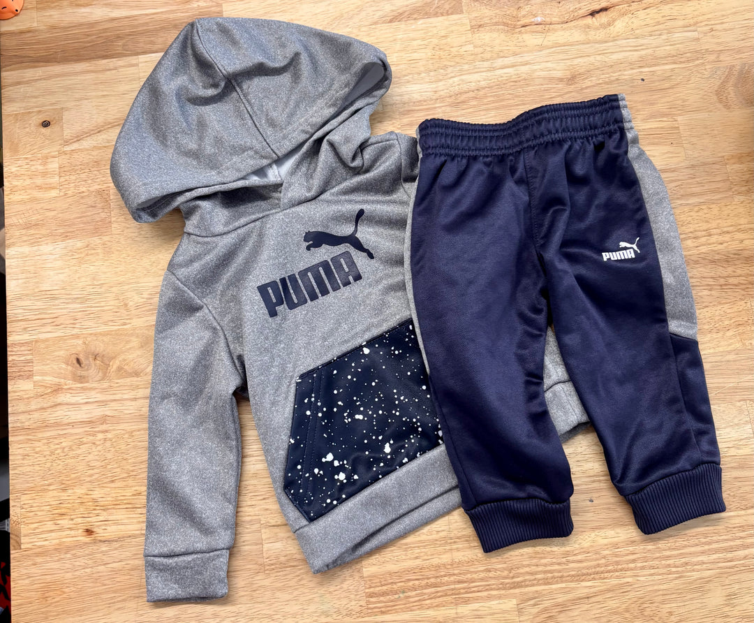 Puma Hoodie & Jogger Set – 6–9M