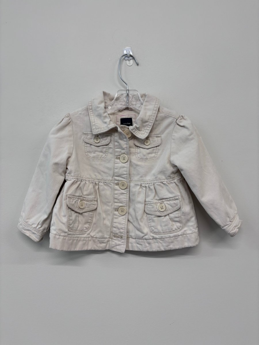 Gap Cream Lightweight Jacket (12 - 18 Months) - Nest and Sprout - Consignment