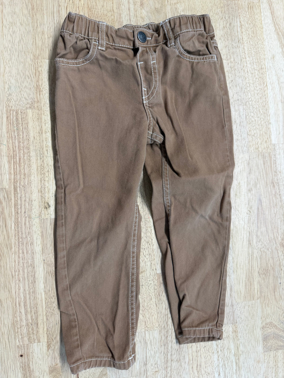 H&M Tapered Relaxed Chino Pant – 3Y | Brown