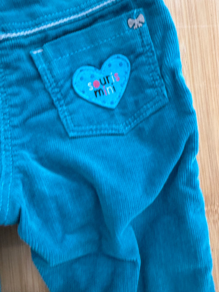 Souris Mini Blue Corduroy Jeans – 2Y