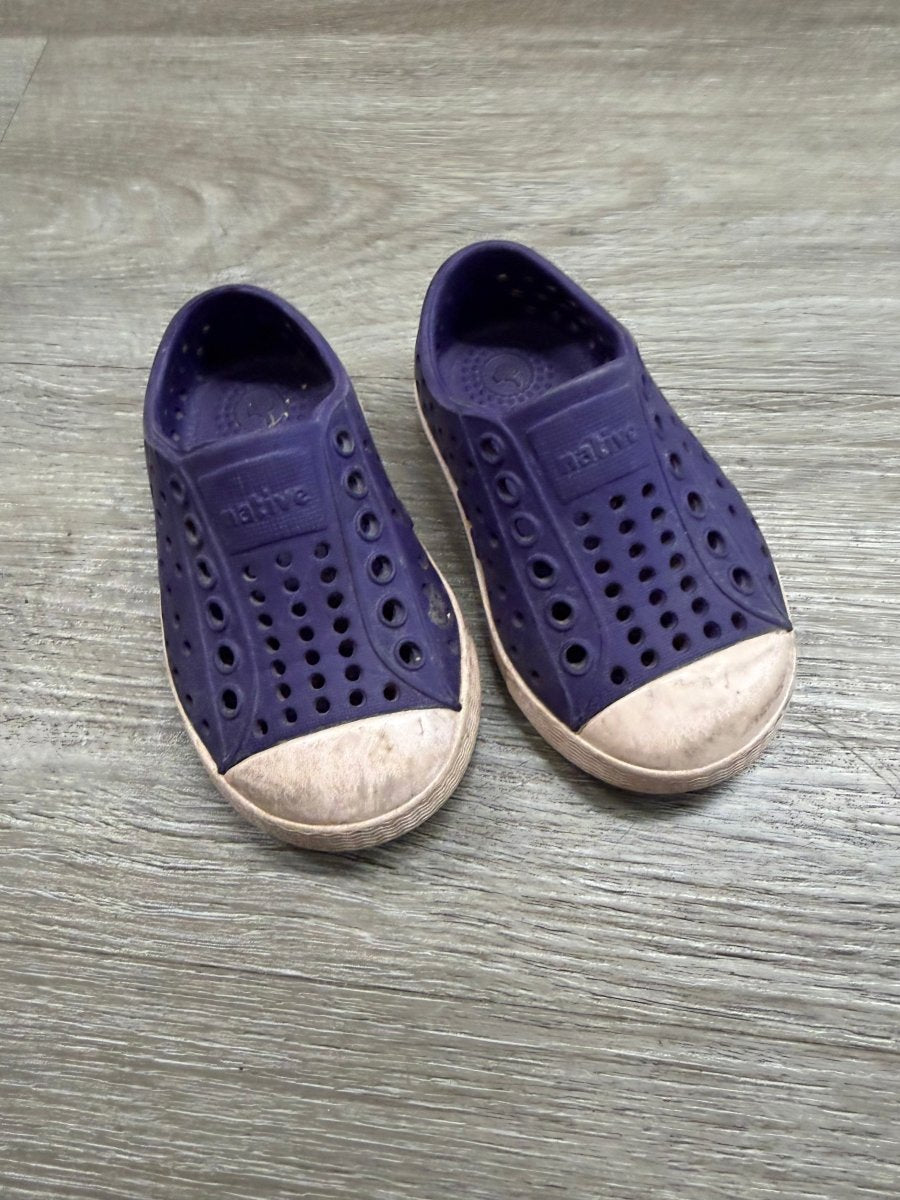 Native Shoes – Size C4 | purple - Nest and Sprout - Consignment
