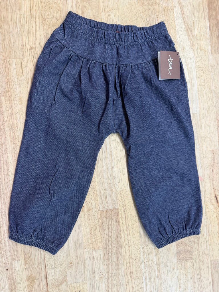Tea Collection Denim-Style Loose Fit Pants – 12–18M | NWT - Nest and Sprout-Consignment