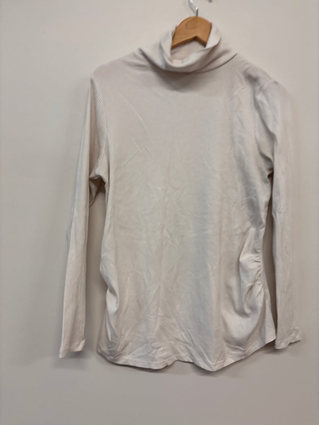 Gap Maternity Ruffle Neck Long Sleeve Top – Size Large