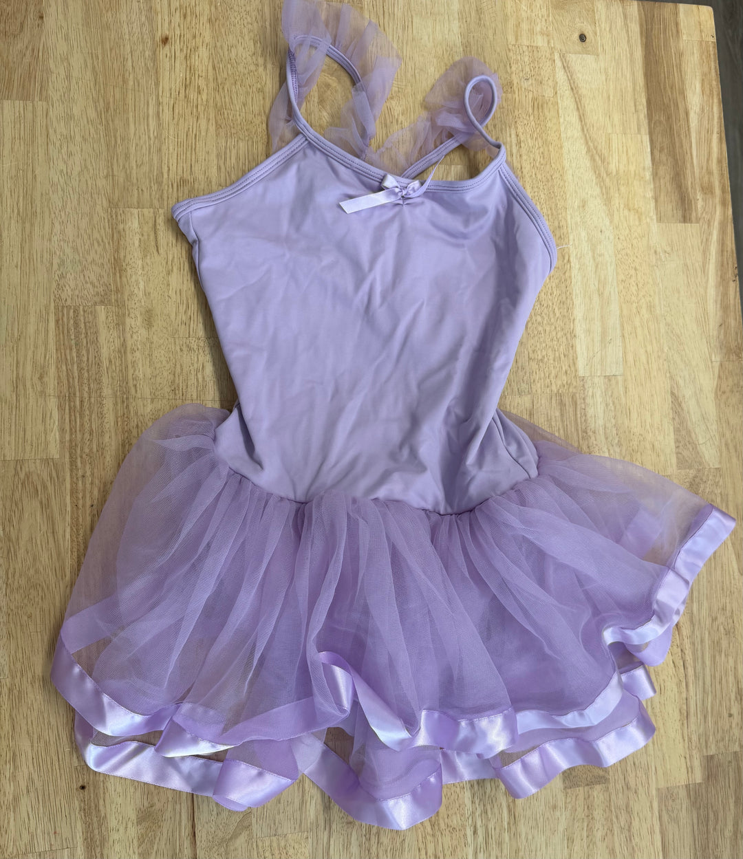 Revolution Dancewear Dress Leotard – Size LC/14Y | Flutter Sleeve