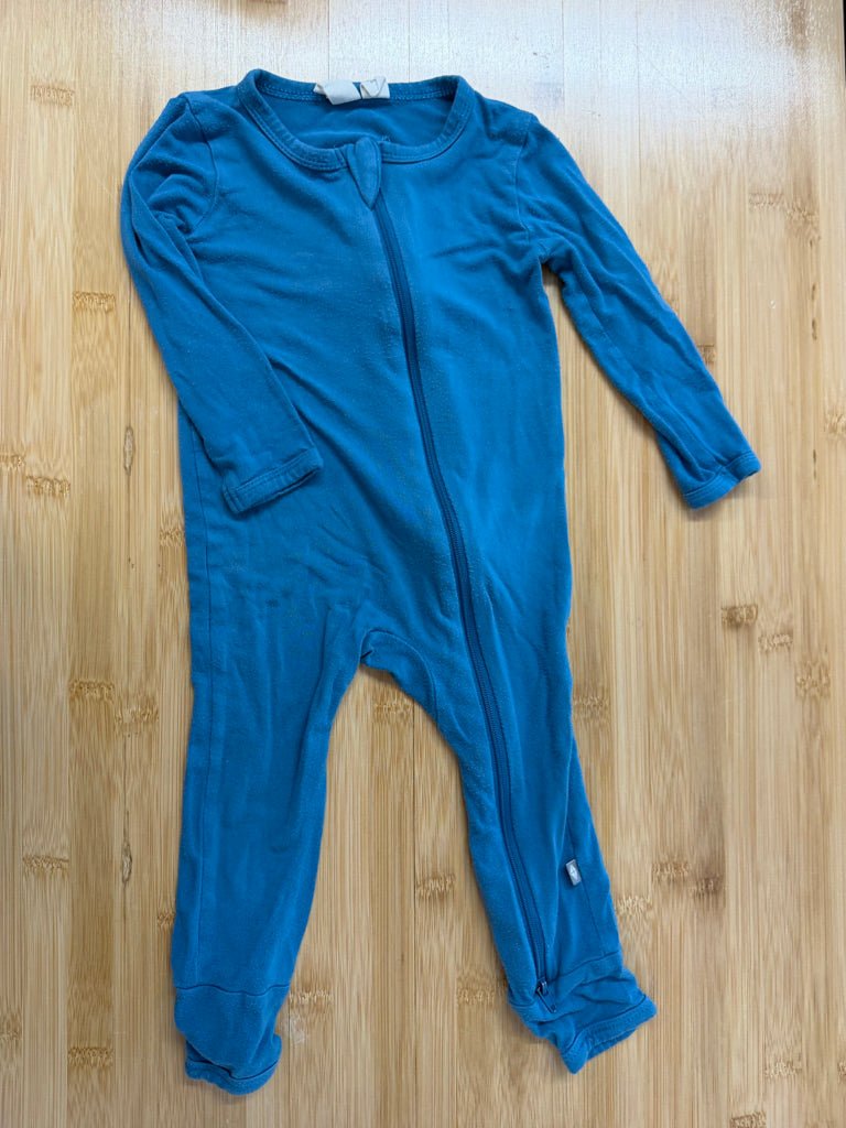 Kyte Baby Footless Sleeper – 12–18M | Blue | Play - Nest and Sprout-Consignment