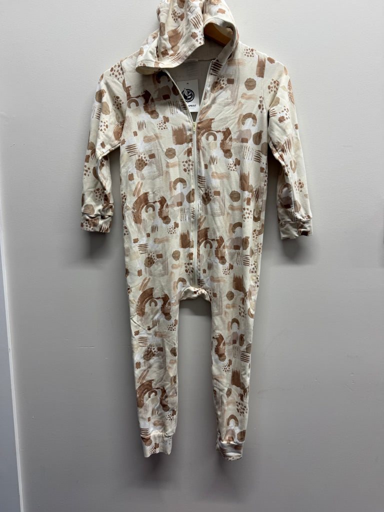 Jax & Lennon Dungaree Romper – Youth m| CREAM PRITN Brown