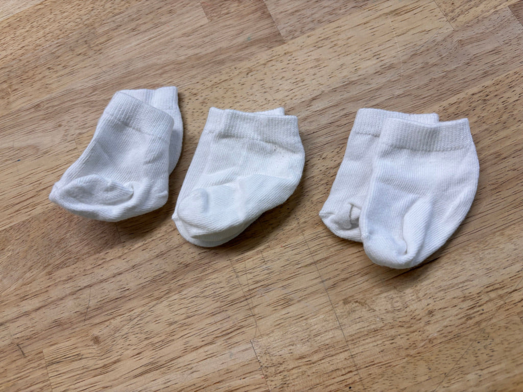 Infant Socks – 3-Pack White