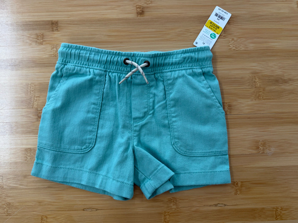 Carter's Shorts – 4T | Green Drawstring | NWT