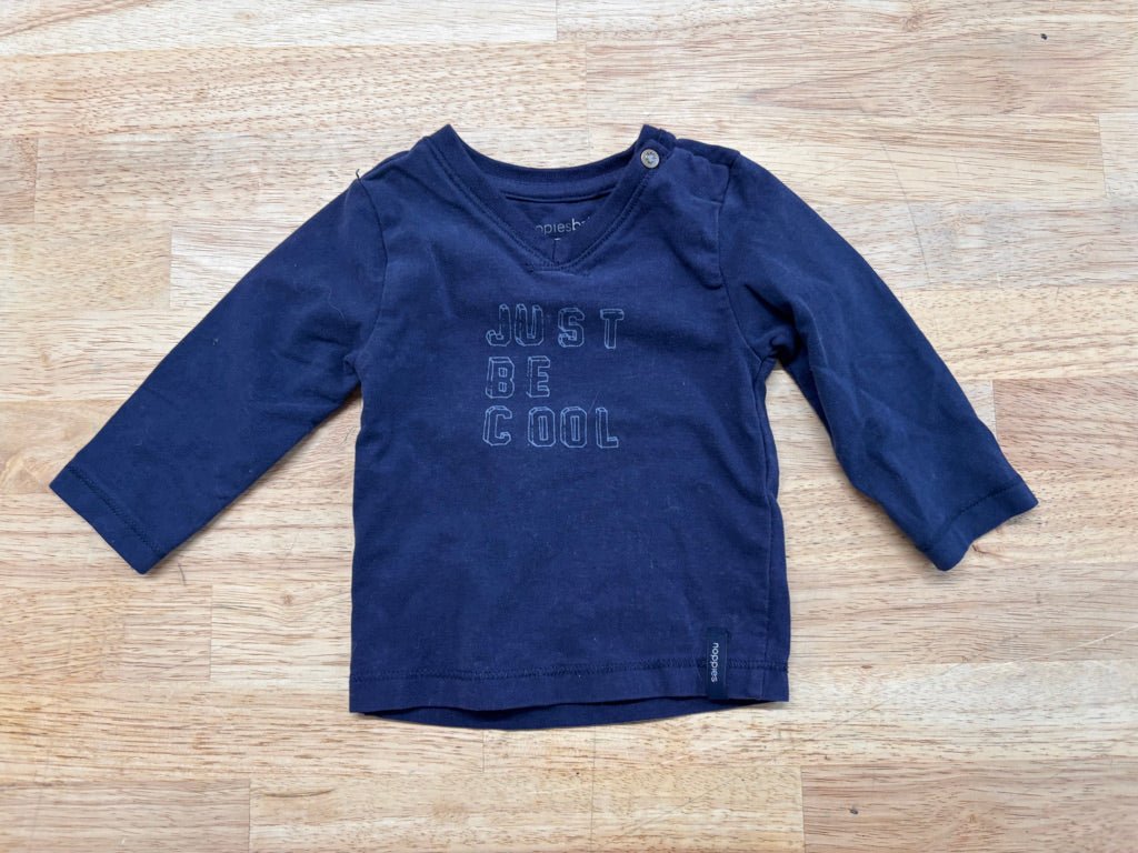 Noppies “Just Be Cool” Graphic Shirt (Size 56) - Nest and Sprout - Consignment