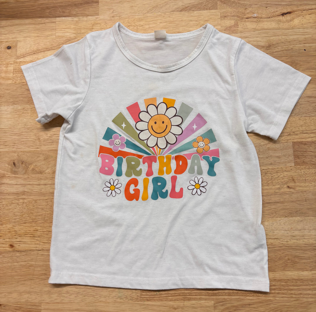 Birthday Girl Graphic Tee – Size 120