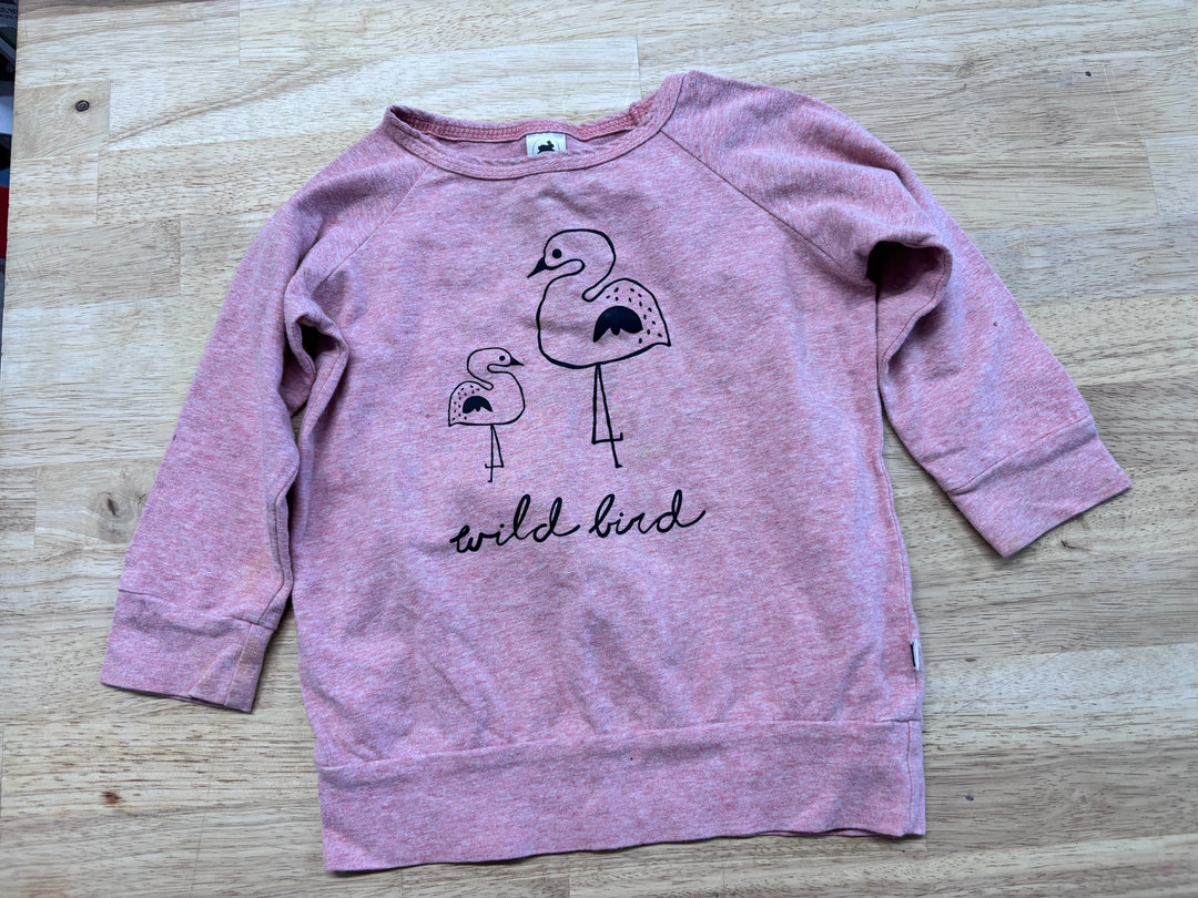 Little & Lively Long Sleeve Flamingo “Wild Bird” 1–12Y